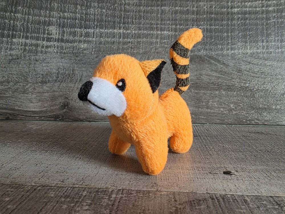 Mini Orange Cat Plush Stuffed Animal Toy 3" ZQ-Cats 124a